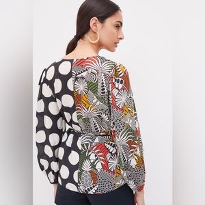 Anthropology Wrap Blouse